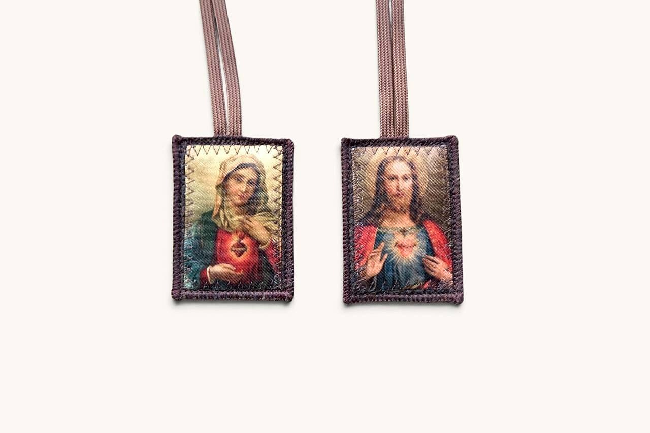 Brown Scapular of the Sacred and Immaculate Hearts of Jesus and Mary